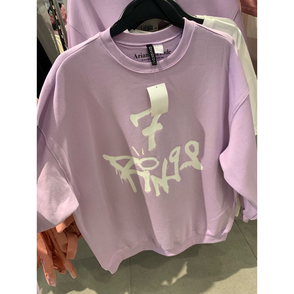Ariana Grande 7 Rings Purple Pullover